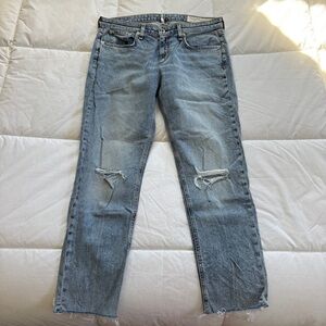 Rag & Bone Dre Low Rise Boyfriend Size 28”